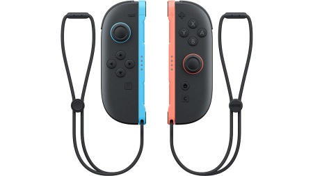 Nintendo Joy-Con 2, светло-голубой и светло-красный — комплект с ремешками