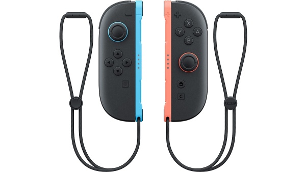 Nintendo Joy-Con 2, светло-голубой и светло-красный — вид спереди