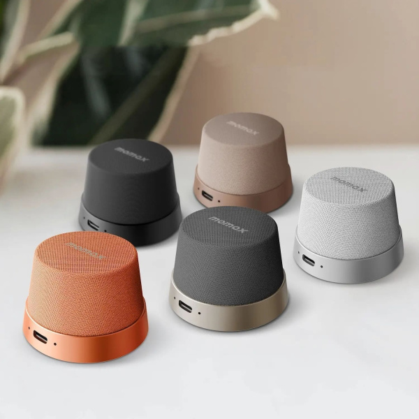 Портативная колонка MOMAX 1-Vibe Go Snap&Go (BS6HKL) Titanium