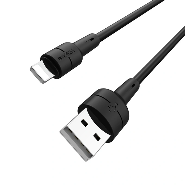 Кабель Borofone 1 м BX30 (USB - Apple Lightning) Black