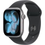 Apple Watch Series 11 GPS 42mm Space Grey Aluminium Case with Black Sport Band - M/L