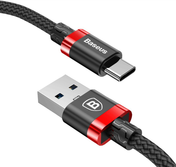 Кабель BASEUS Golden Belt, USB Type-C 3A 1м (CATGB-19) Черный