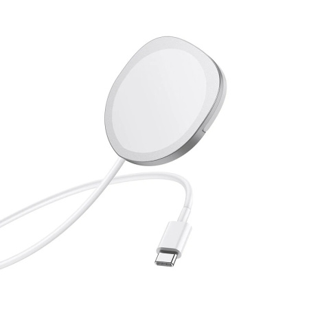 Беспроводное зарядное устройство с подставкой MagSafe Borofone BQ12 Белый