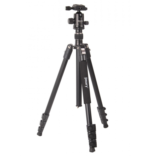 Трипод JMARY KT255+NB36, напольный для фото/видеокамер, 410-1575мм, черный