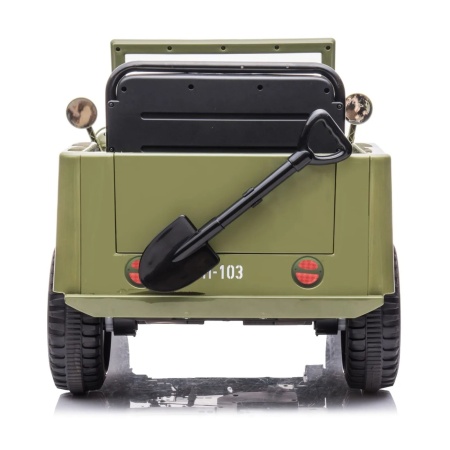 Детский электромобиль Джип Jeep Willys Mini 2628 Оливковый