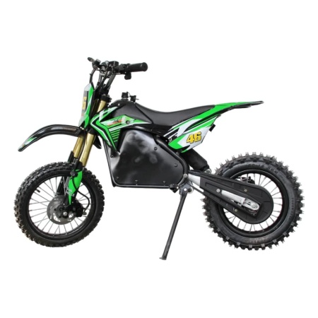 Электропитбайк GreenCamel Питбайк (DB500 48V 1500W R14/R12) Зеленый