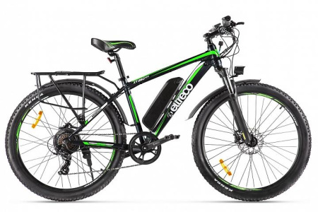 Электровелосипед Eltreco XT 850 (Черно-зеленый-2143)