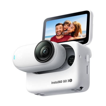 Экшен-камера Insta360 GO 3S 128 ГБ, белый, стандартный комплект — официальный вид 2