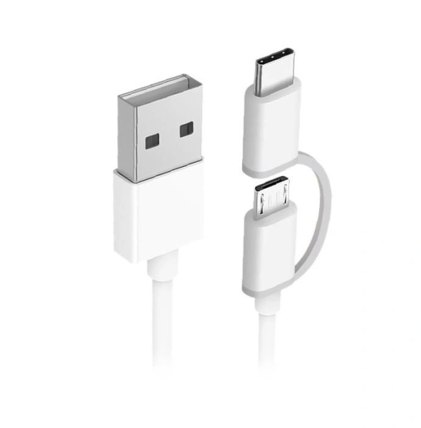 Кабель 2in1 USB Type-C/Micro Xiaomi ZMI 100см (AL501) White