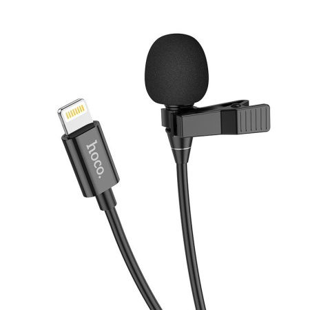 Микрофон петличный Lightning Hoco L14