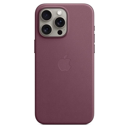Чехол FineWoven Case MagSafe Iphone 15 Pro Max Mulberry