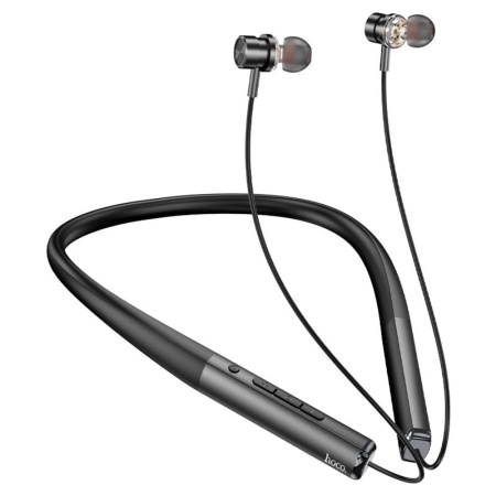 Беспроводные наушники для спорта Hoco ES71 Platinum, Bluetooth, 500 мАч, черный