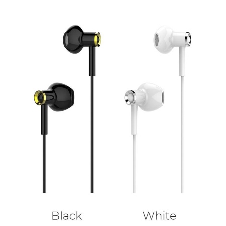 Проводные наушники Hoco M47 Canorous, Jack 3.5mm, 1.2 м, черный