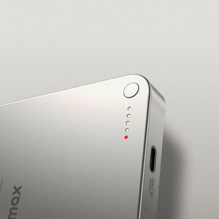 Внешний аккумулятор Momax Q.Mag X1 Magnetic 10000 mAh, Natural Titanium