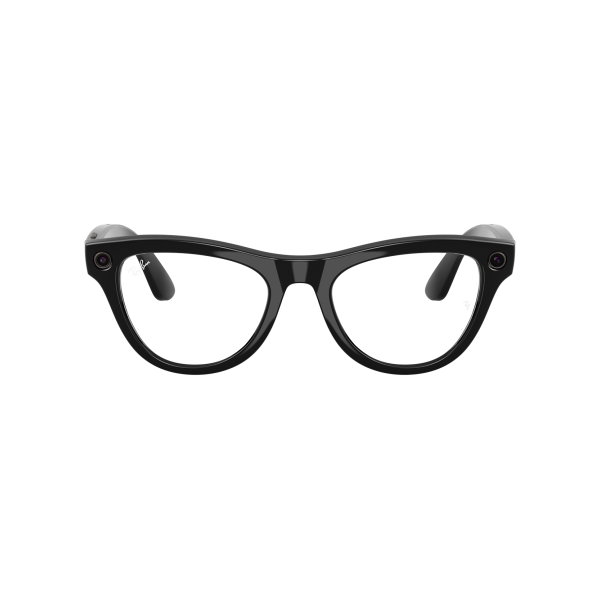 Ray‑Ban Meta Skyler Gen 2 RW4014 601/SB Shiny Black / Clear, 52–20