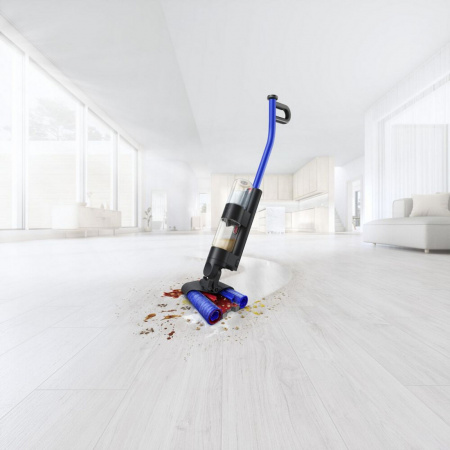 Вертикальный беспроводной пылесос Dyson G1 Wash Matte Black/Ultra Blue