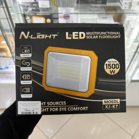 Фонарь уличный N-Light Led Solar FloodLight XJ-K7 BL-FLK7