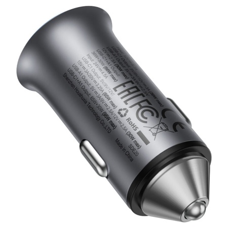 Автомобильное зарядное устройство AceFast Charge B16, 95W(1 USB-C + 1 USB-A)