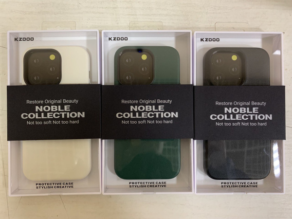 Чехол накладка кожаный K-Doo Noble Collection для iPhone 14 Pro