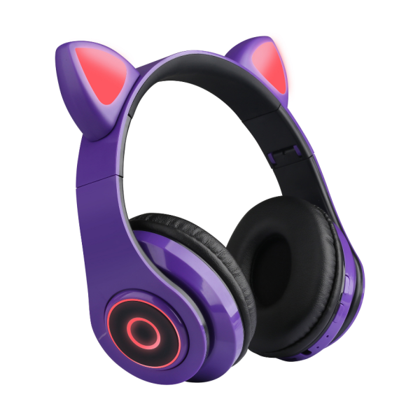 Наушники кошачьи уши HL89 CAT EAR (Purple)