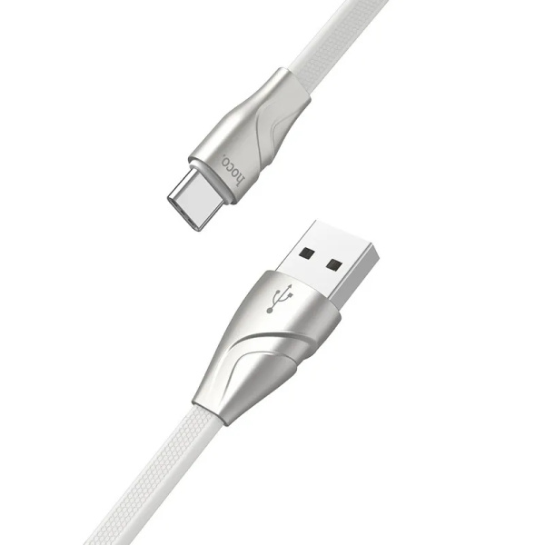 Кабель USB Hoco U57 USB - Type-C 3.0A 1.2m белый