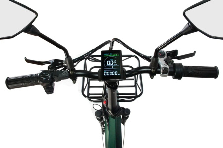 Электровелосипед Minako F10 Зеленый спицы Витриный экземпляр