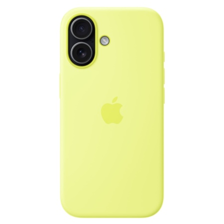 Чехол Silicone Case MagSafe 17 Neon Yellow