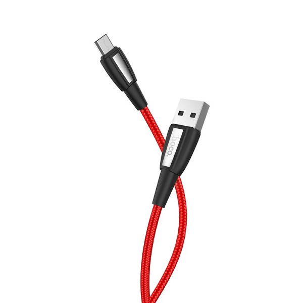 Кабель USB HOCO X39 Titan USB - MicroUSB 1 м Красный