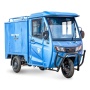 Грузовой электротрицикл Rutrike КАРГО Кабина Дуал (Темно-синий-2758)