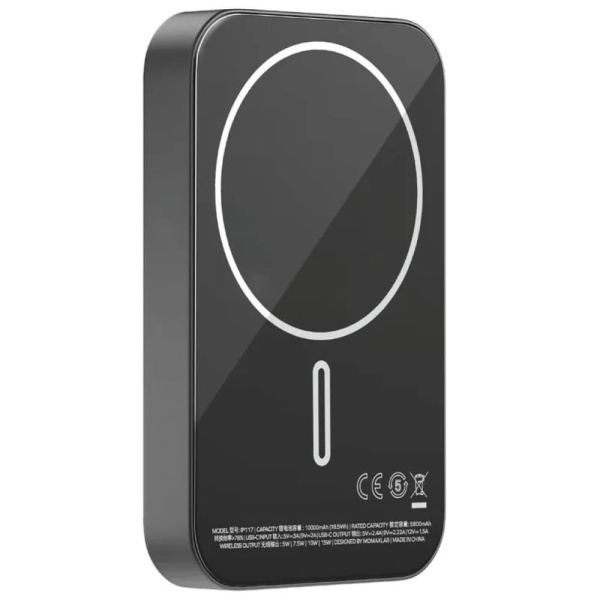 Внешний аккумулятор Momax Q.Mag X1 10000 mAh, Black