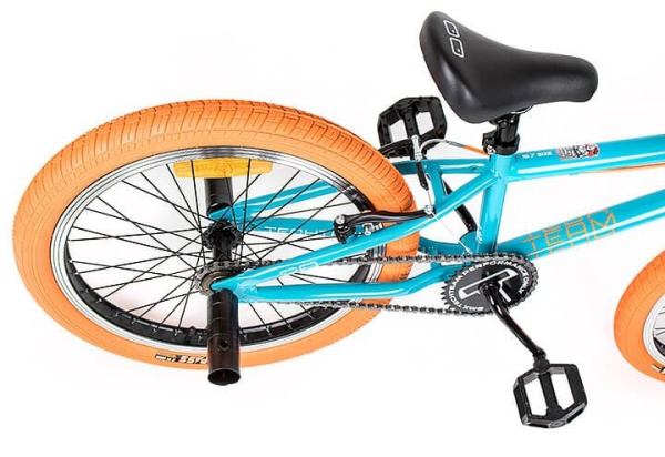 Велосипед TechTeam BMX TT Goof 20"х18.7" 2020 Бирюзово-оранжевый