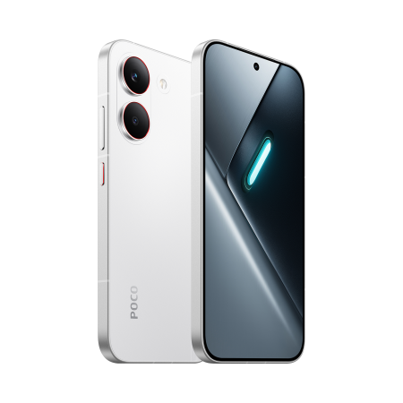 POCO X8 Pro White — ракурс 2
