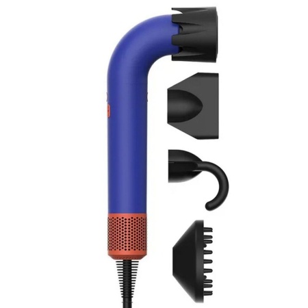 Фен для волос Beheart Hair Dryer X11 PRO EU Treasure Blue (6 насадок)