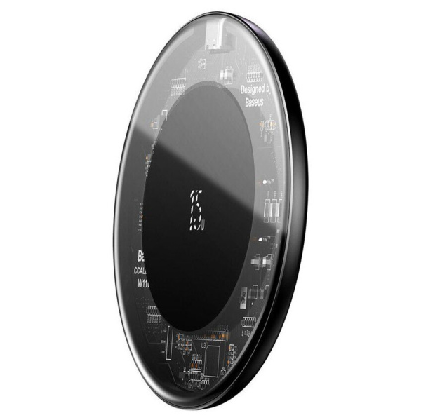 Беспроводное зарядное устройство BASEUS Simple, 2A, 15W (WXJK-BA02) прозрачный, для Type-C