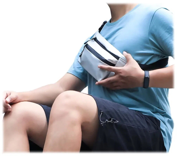 Поясная сумка Xiaomi Freetie Multifunctional Sports Leisure Waist Bag М51013 Silver