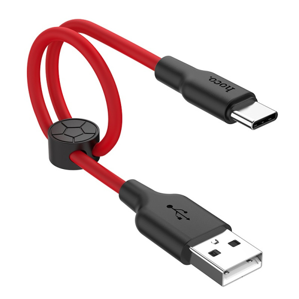 Кабель USB - Type-C HOCO X21+ 0.25m Red