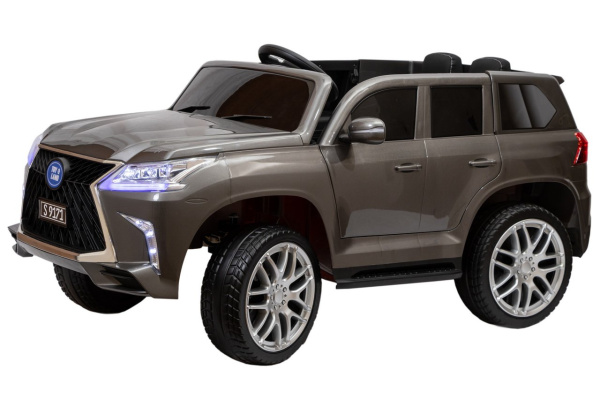 Детский электромобиль Джип Lexus LX 570 YHO9171 4x4 Серебро краска
