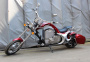 Электромотоцикл GreenCamel Chopper C200, 72V 3000W R15 красный