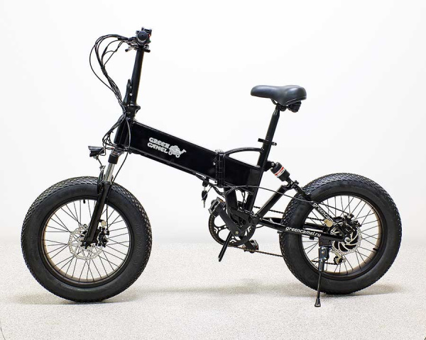 Электровелосипед GreenCamel Форвард 2X (R20FAT 500W 48V10Ah) 7скор, 2х-подвес Черный