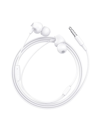 Проводные наушники Hoco M60 Perfect, Jack 3.5mm, 1.2 м, белый