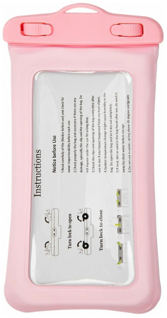 Водонепроницаемый чехол Usams YD007 Pink