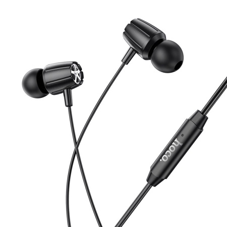 Проводные наушники Hoco M88 Graceful, Jack 3.5mm, 1.2 м, черный