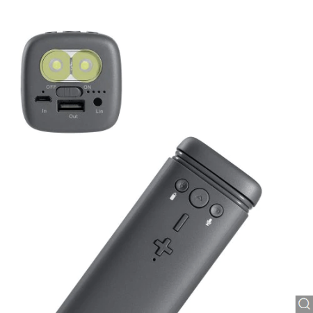 Многофункциональный гаджет Puridea: Bluetooth-динамик + Power bank 8000 mAh + USB-кабель + Handsfree + светодиодный фонарик