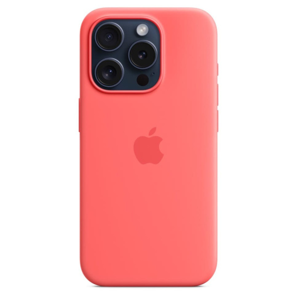 Чехол Silicone Case MagSafe Iphone 15 Pro Красный
