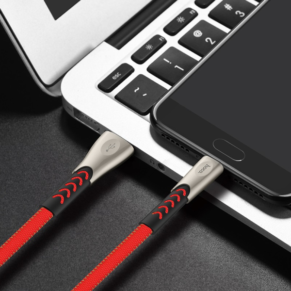 Кабель Hoco 1,2 м U48 (USB - Type-C) Red