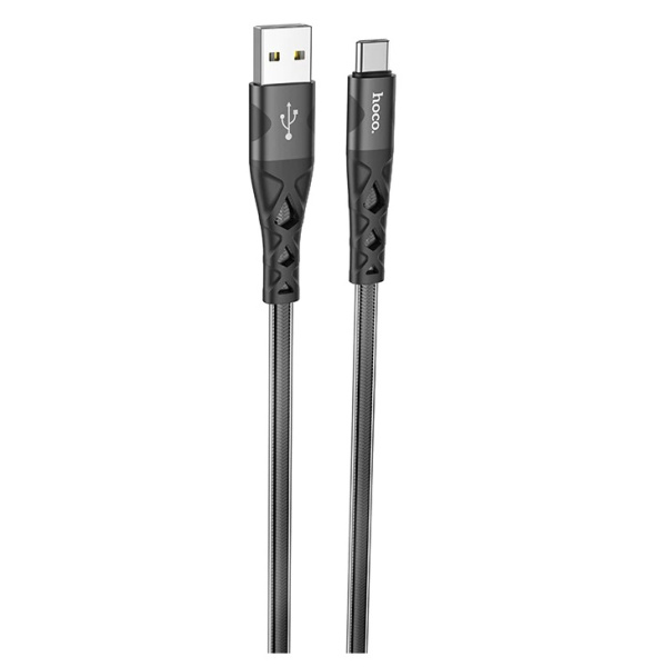 Кабель USB Hoco U105 USB - Type-C 3.0A 1.2m Черный