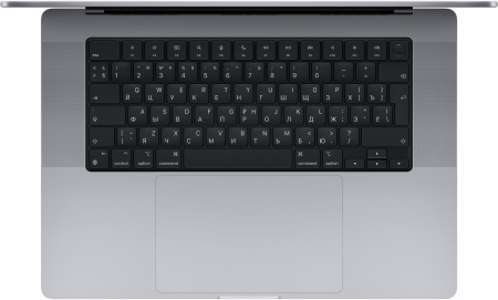 Ноутбук Apple MacBook Pro 16" (M1 Pro 10C CPU, 16C GPU, 2021) 16 ГБ, 512 ГБ SSD, «серый космос» MK183