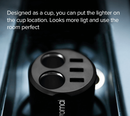 Разветвитель для прикуривателя 70mai Car Cigarette Lighter Charger (Midrive CC04)