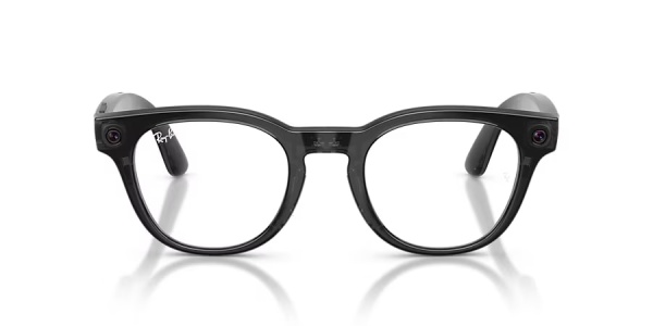 Ray‑Ban Meta Scriber Optics Gen 2 RW7002 8526 Shiny Transparent Black, 49–22