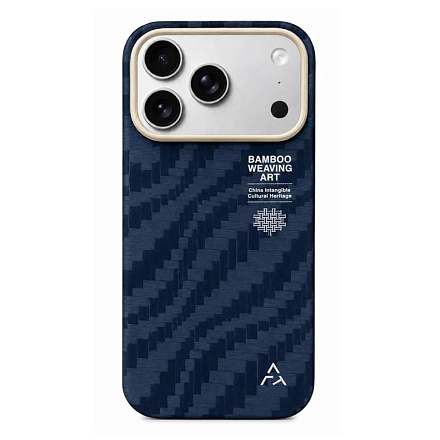 Чехол Airity Bamboo Shadow Orient с MagSafe для iPhone Air Blue